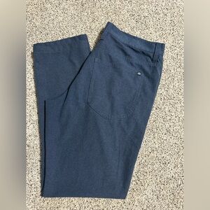 Travis Mathew Blue Open To Close Versatile Pants Size 33x30